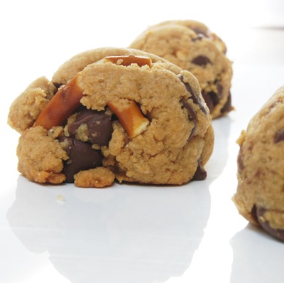 Pretzel and Chocolate Chip Loaded Peanut Butter Cookies 11