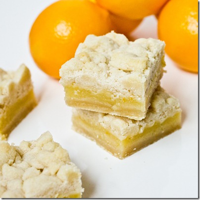 Meyer Lemon Shortbread Bars