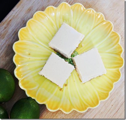 Margarita Cheesecake Bars with a Pretzel and Cookie Crust