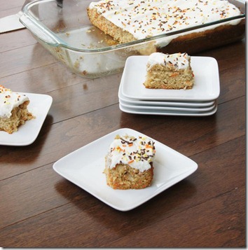 Lighter Carrot Sheet Cake with Cream Cheese Icing 11d
