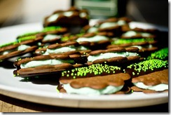 St. Patrick’s Day Mint Chocolate Cookie Sandwiches