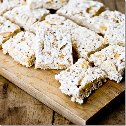 Vanilla Cookie Krispie Treats {Gluten-Free}