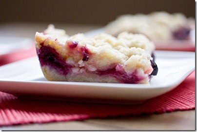 Blueberry Rhubarb Shortbread Bars