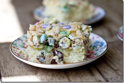 Magic Cake Bars for Easter