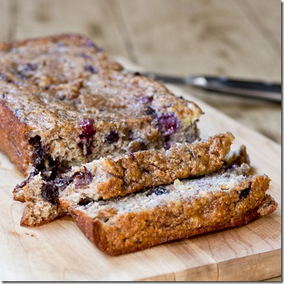 Gluten-Free Chocolate Chunk Blueberry Banana Bread