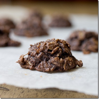 Vegan & Gluten-Free Chocolate Peanut Butter Banana Oatmeal Bites