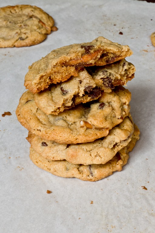 Big, Chewy, Sweet and Salty Peanut Butter Cookies