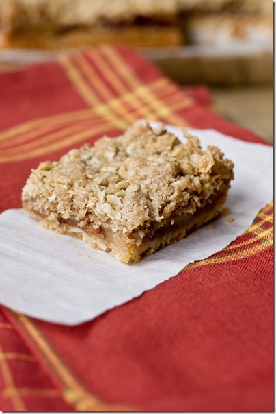 Apple Pie Crumble Bars