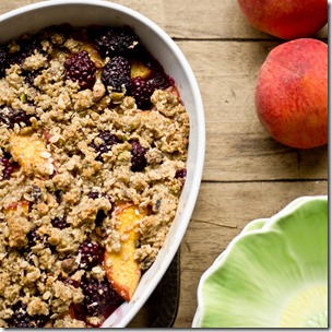 The Top Keep It Sweet Desserts of 2013: Blackberry, Peach and Pistachio Crisp (Gluten-free)