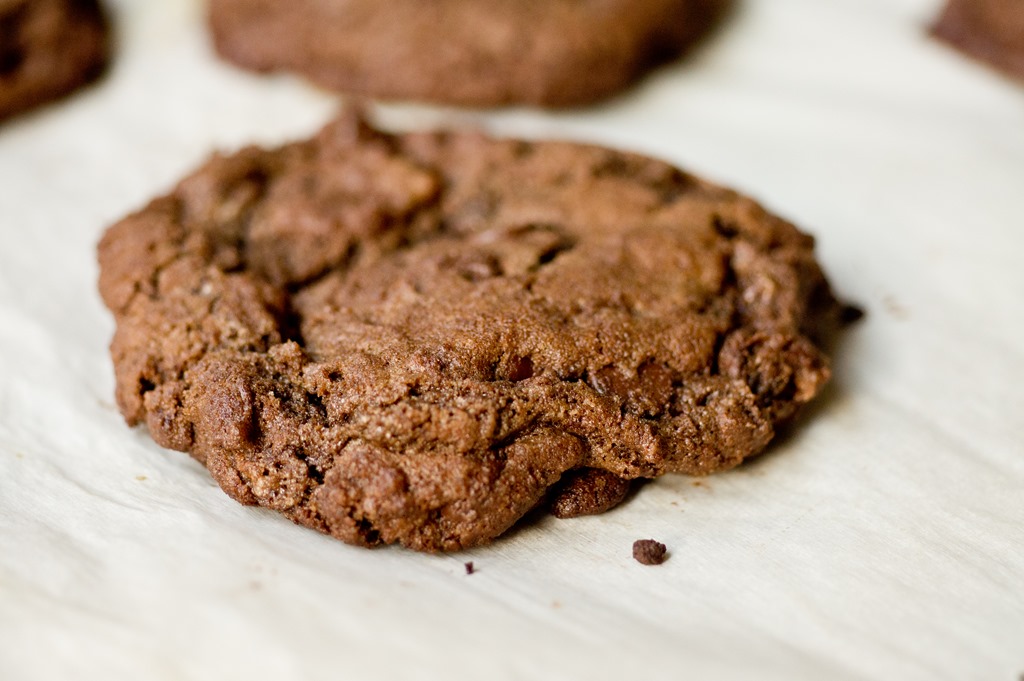 Salted Caramel Chocolate Fudge Cookies