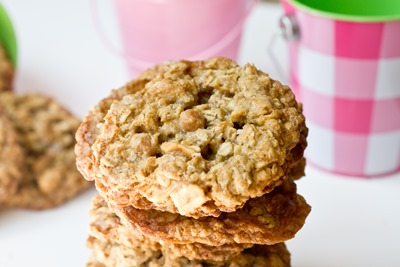 Salted Caramel & Peanut Oatmeal Cookies