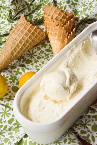 I can't wait to make this Lemon Ice Cream again, especially since you don't need an ice cream maker
