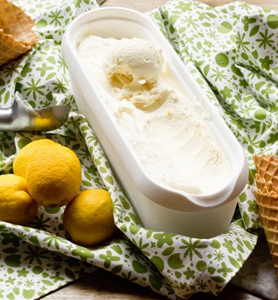 Creamy and Refreshing Lemon Ice Cream (No Churn)