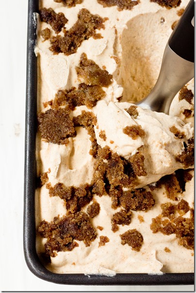 Super Creamy Pumpkin Cinnamon Bun Ice Cream