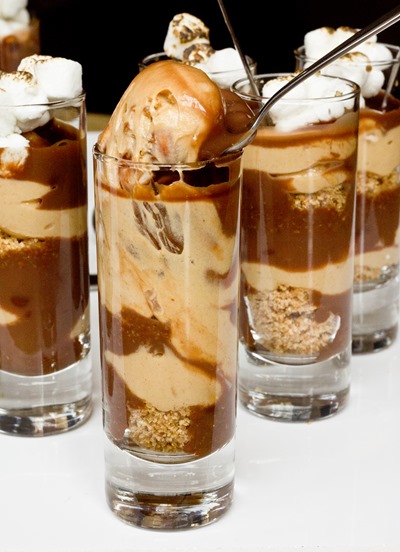 Peanut Butter S'mores Parfaits