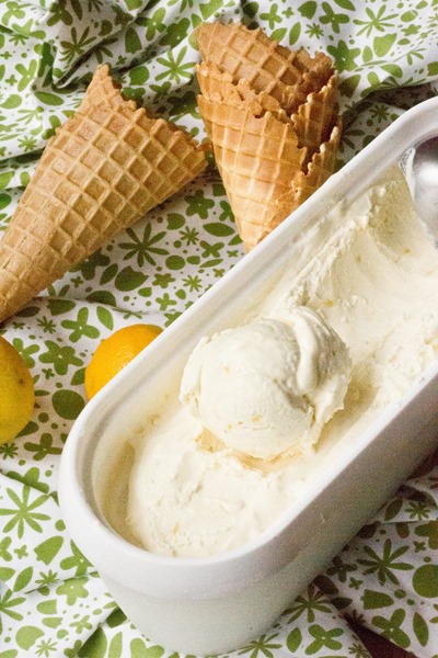 30 of the best ice cream recipes without an ice cream maker!  Including this creamy lemon option...