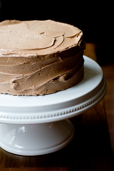 The best birthday cake of all time- FUDGY Black and White Devil's Food Cake