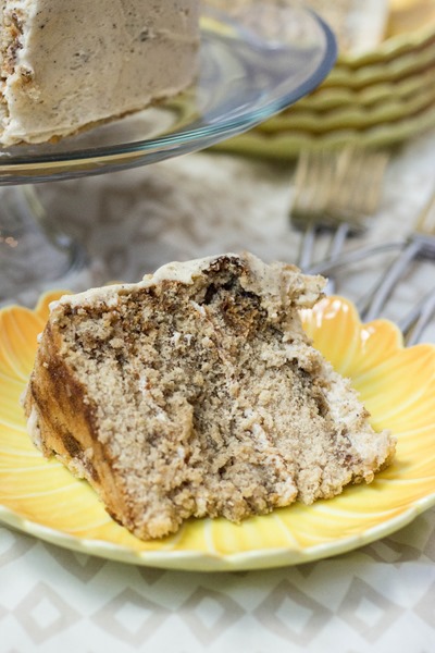 Brown Butter Banana Cake + Brown Butter Cream Cheese Icing = Heaven