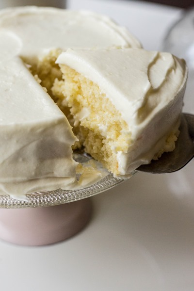 Mini Lemon Layer Cake for Two - great when you want a treat and don't want too many leftovers!