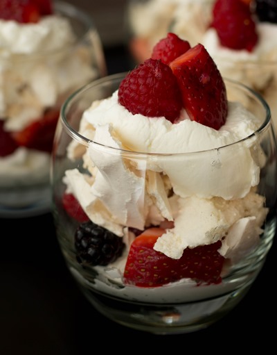 Lemon Berry Pavlova Parfaits! Making these for my next dinner party