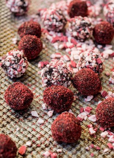 Peppermint Mocha Truffles