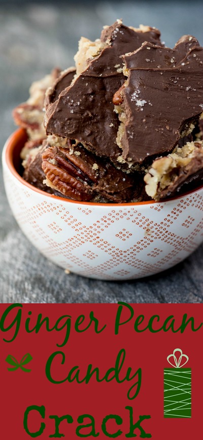 Ginger Pecan Candy Crack is going on ALL my holiday cookie trays!