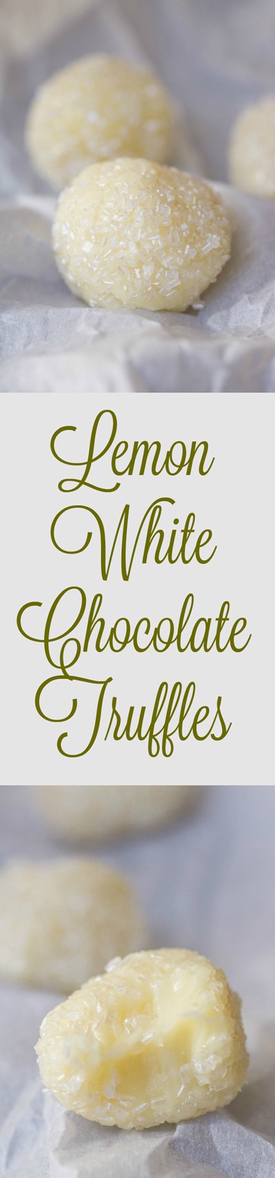 Lemon Truffles are my new favorite thing!