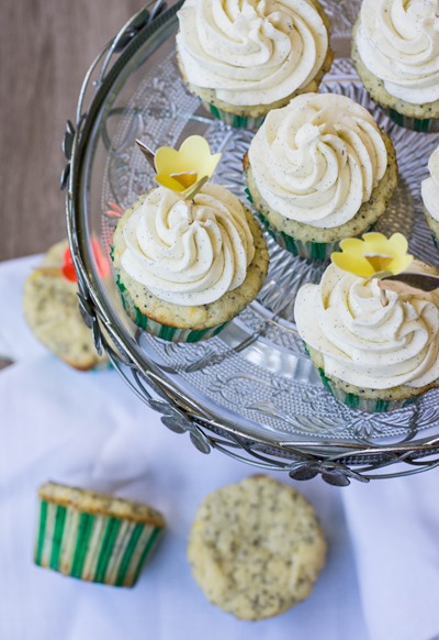These lemon poppy seed cupcakes were super flavorful!